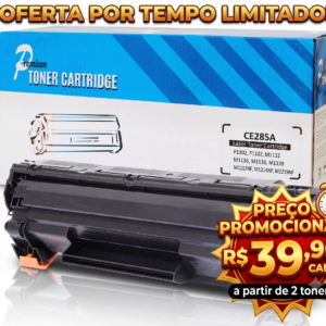 TONER COMPATÍVEL COM HP CE285A 285A CE285AB | P1102 P1102W M1132 M1210 M1212 M1130 | PREMIUM 1.8K