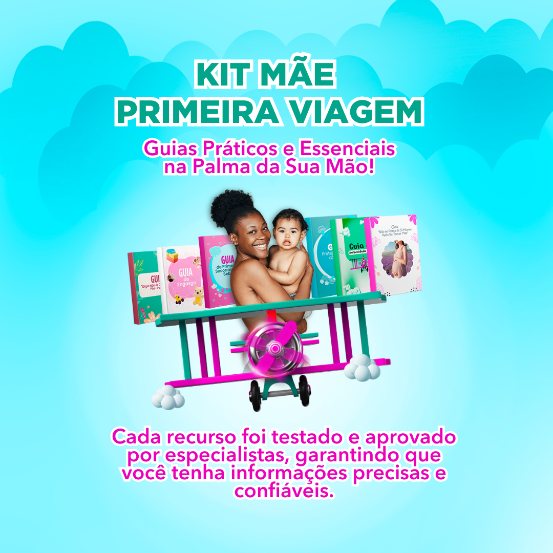 Kit Mãe Primeira Viagem Avião