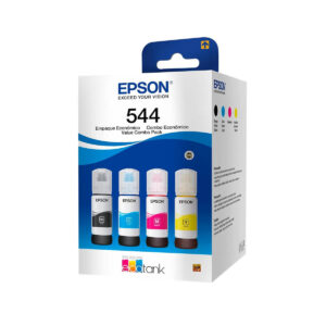 KIT COM 4 GARRAFAS DE TINTA EPSON T544520-4P | L3150 L3110 L3210 L3250 L5190 | ORIGINAL 65ML