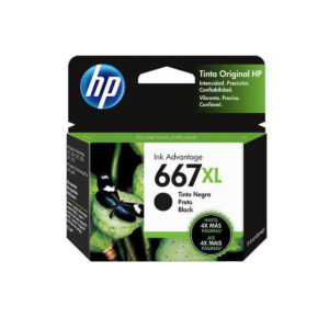 CARTUCHO DE TINTA HP 667XL PRETO 3YM81L 3YM81AL 3YM81AB | DESKJET INK ADVANTAGE 2776 | ORIGINAL