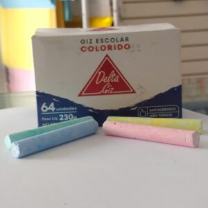 Giz escolar Colorido