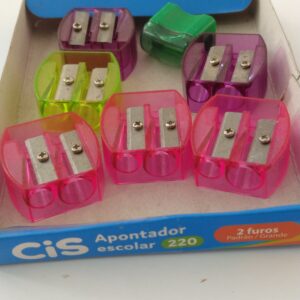 Apontador duplo escolar