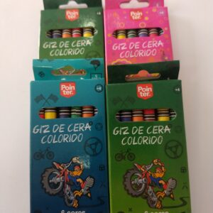 Giz de Cera 6 cores