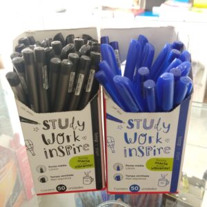 Caneta esferográfica ponta média