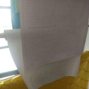 Vinil plástico adesivo transparente / Metro