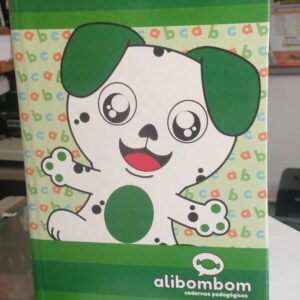 Caderno Alibombom capa dura 80 folhas