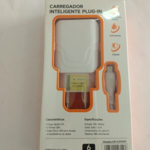 Carregador 5.1 micro USB